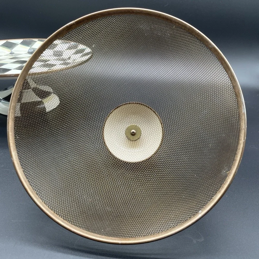 MacKenzie-Childs Courtly Check Enamel 12